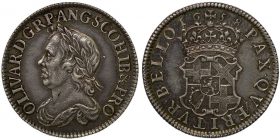 Oliver Cromwell Silver Shilling 1658