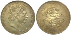 George III Silver Crown 1818