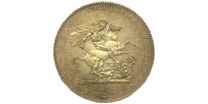 George III Silver Crown 1818