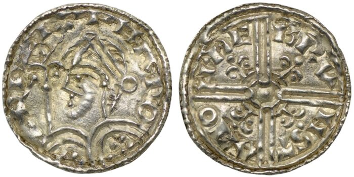 Harold I Silver Penny 1038-1040 Fleur-de-lis type