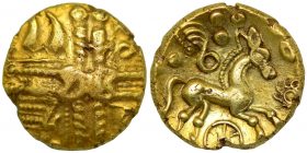 Westbury Type Gold Stater c.55-45 BC Scarce