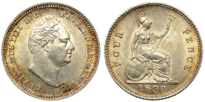 William IV Silver Groat 1836