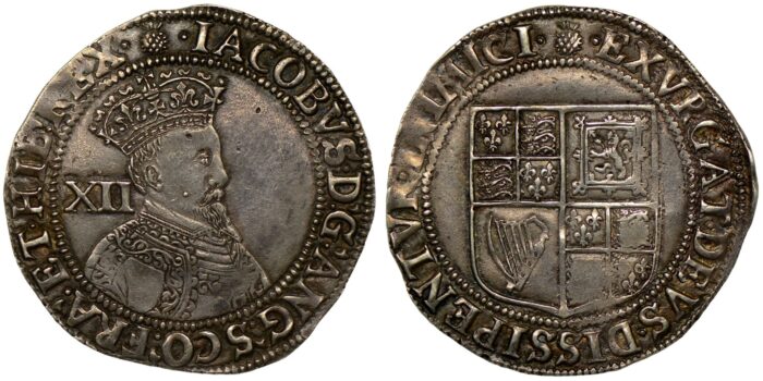 James I Silver Shilling 1603-1604 Scarce In Grade