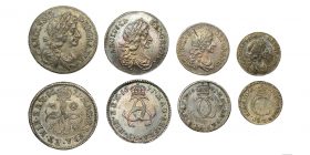 Charles II Silver Maundy Set 1671 Rare