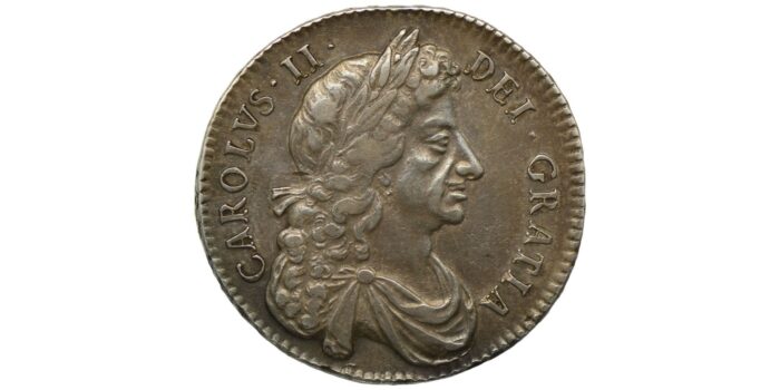 Charles II Silver Halfcrown 1682 Rated 'R2' - Very rare