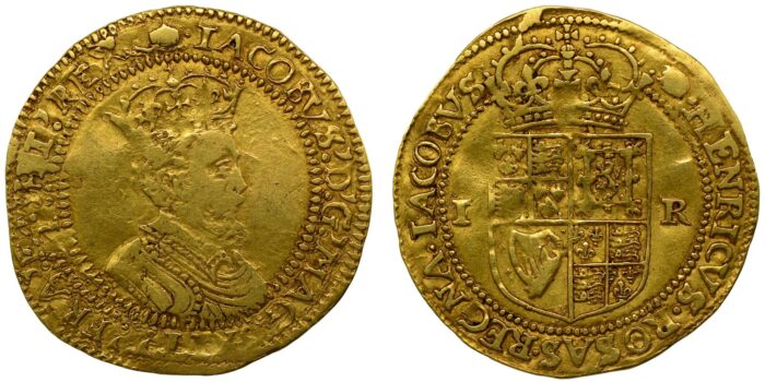 James I Gold Double-Crown 1615-1616