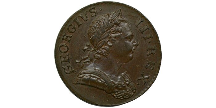 George III Copper Halfpenny 1771