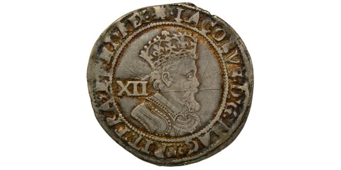 James I Silver Shilling 1612-1613