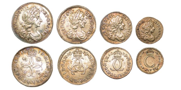 Charles II Silver Maundy Set 1679