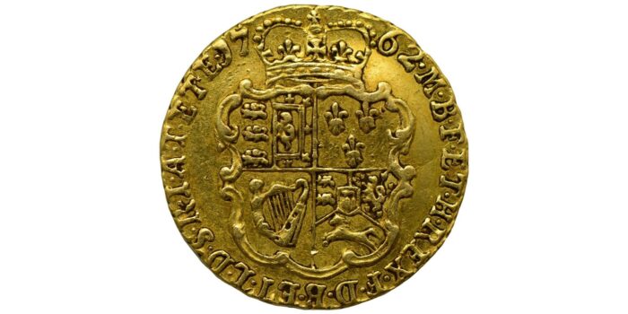 George III Gold Quarter-Guinea 1762