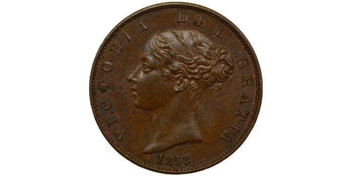 Victoria Copper Halfpenny 1858/6