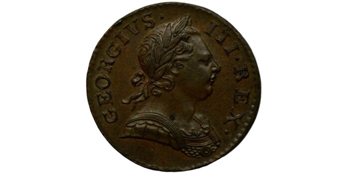 George III Copper Halfpenny 1771