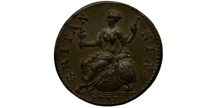 George III Copper Halfpenny 1771