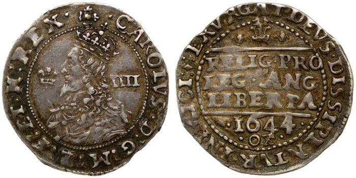 Charles I Silver Groat 1644