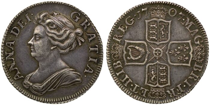 Anne Silver Shilling 1707