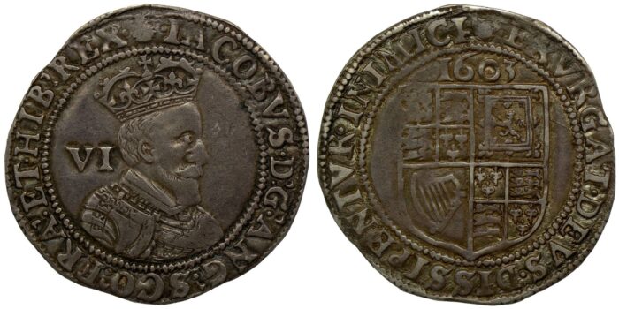 James I Silver Sixpence 1603