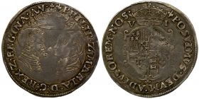 Philip & Mary Silver Sixpence 1557 Rare