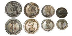 George II Silver Maundy Set 1760 Rare