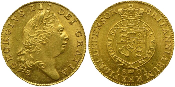 George III Gold Half-Guinea 1801