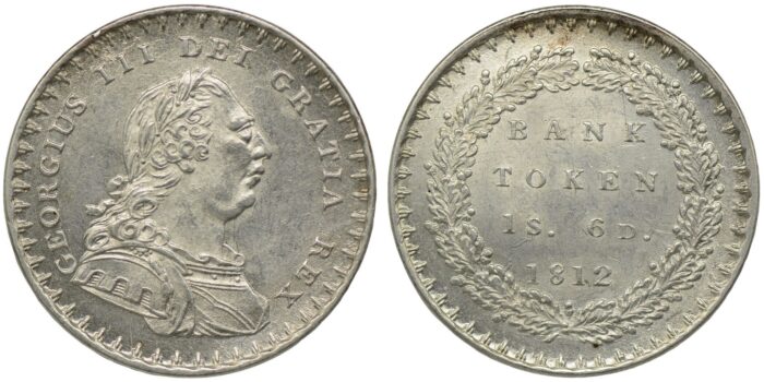 George III Silver Eighteenpence 1812