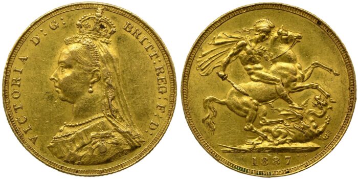 Victoria Gold Sovereign 1887