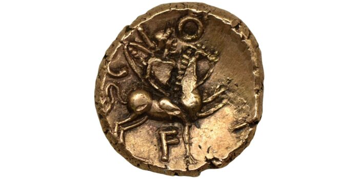 Verica Vine Leaf Gold Stater 10-40 AD