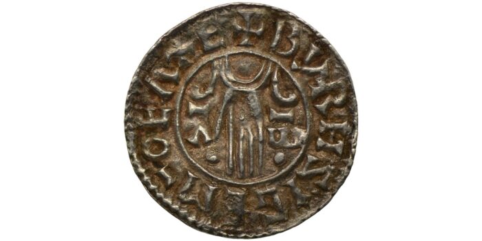 Aethelred II Silver Penny c. 991 A rare mint/moneyer