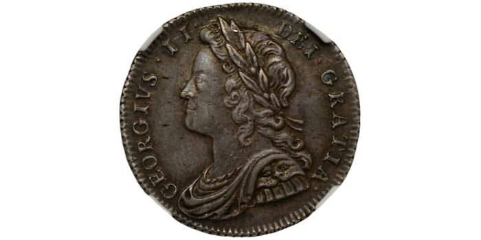 George II Silver Sixpence 1728 Scarce