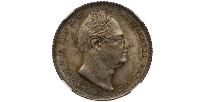 William IV Silver Sixpence 1831