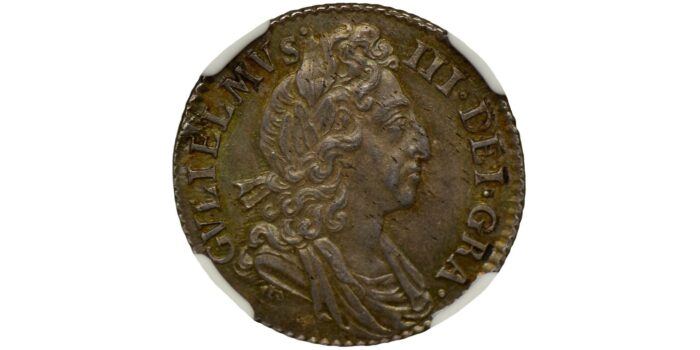 William III Silver Sixpence 1698