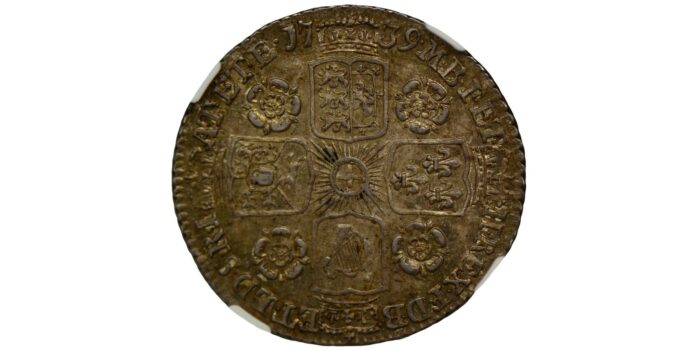 George II Silver Sixpence 1739