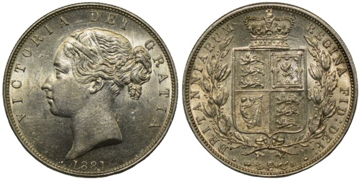 Victoria Silver Halfcrown 1881