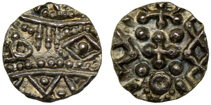 Anglo-Saxon Silver Sceat 695-740 Very Rare