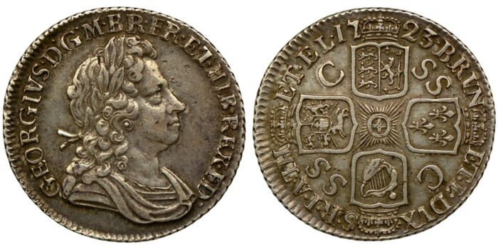 George I Silver Shilling 1723