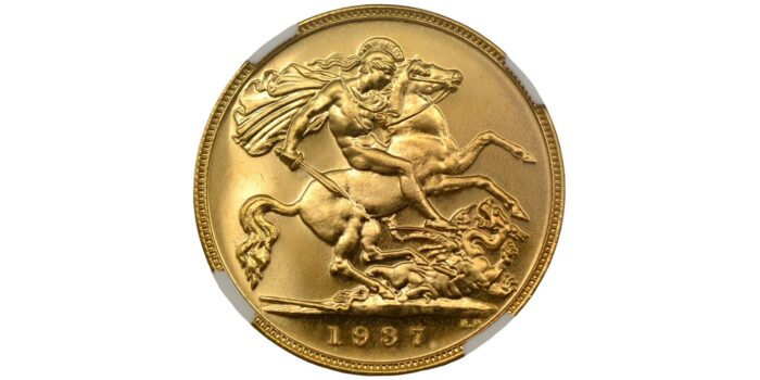 George VI Gold Proof Half-Sovereign 1937