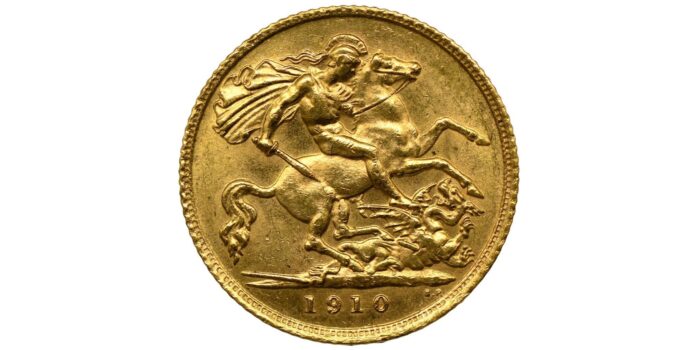 Edward VII Gold Half-Sovereign 1910 S