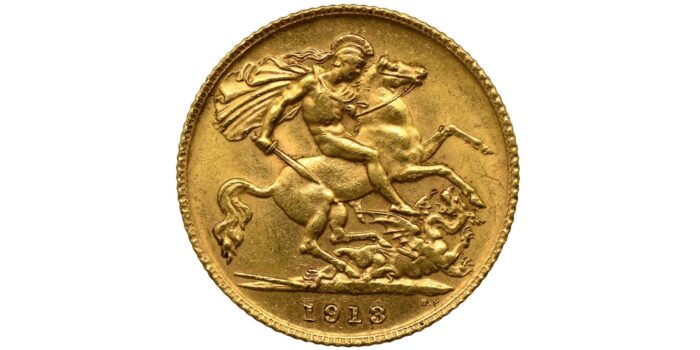 George V Gold Half-Sovereign 1913