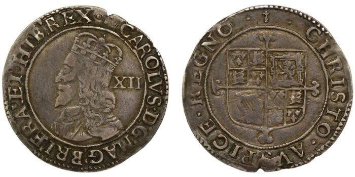 Charles I Silver Shilling 1646-1648 Scarce