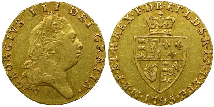 George III Gold Half-Guinea 1795 A scarce date