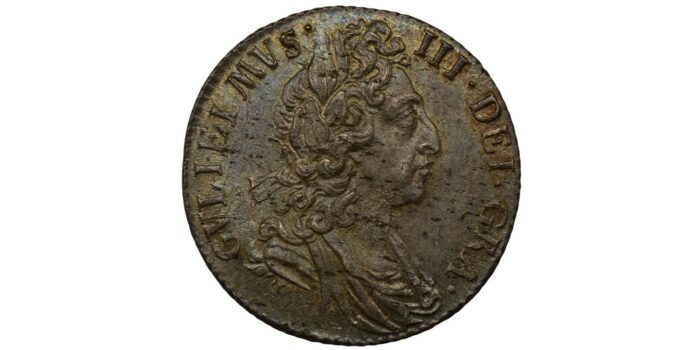 William III Silver Sixpence 1697 Rated 'R4' - Eleven to twenty examples known