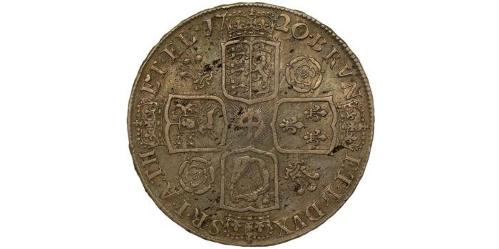 George I Silver Crown 1720/18 Rare