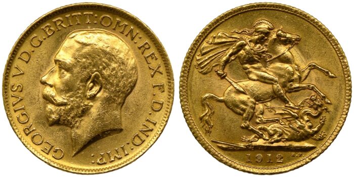 George V Gold Sovereign 1912