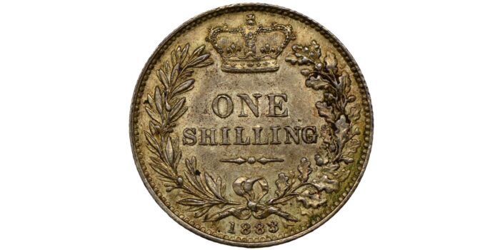 Victoria Silver Shilling 1883