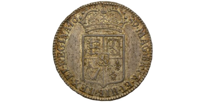 William & Mary Silver Halfcrown 1689