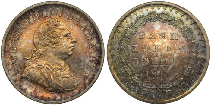 George III Silver Three Shillings 1811