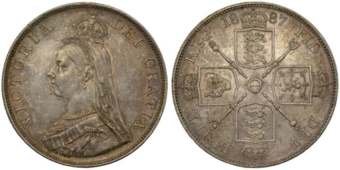 Victoria Silver Double-Florin 1887