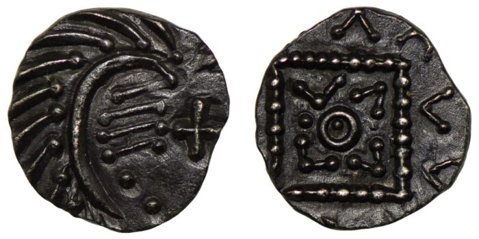 Anglo-Saxon Silver Sceat 695-740