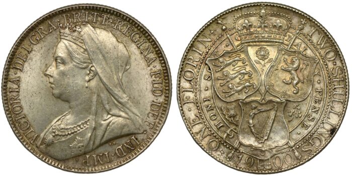 Victoria Silver Florin 1900