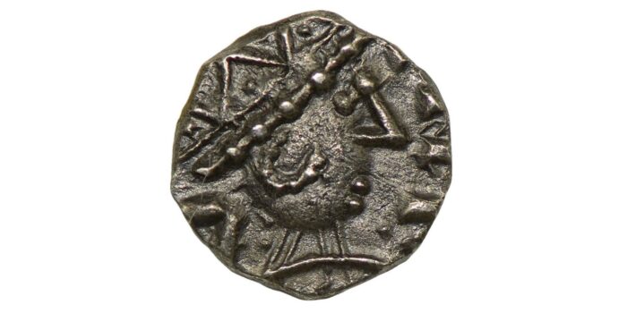 Early Anglo-Saxon Silver Sceat 695-740 Rare in this condition