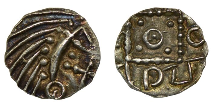 Early Anglo-Saxon Silver Sceat 695-740